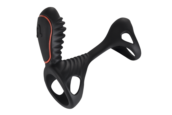 Насадка на член з вібрацією Adrien Lastic Gladiator з пультом LRS, два двигуни