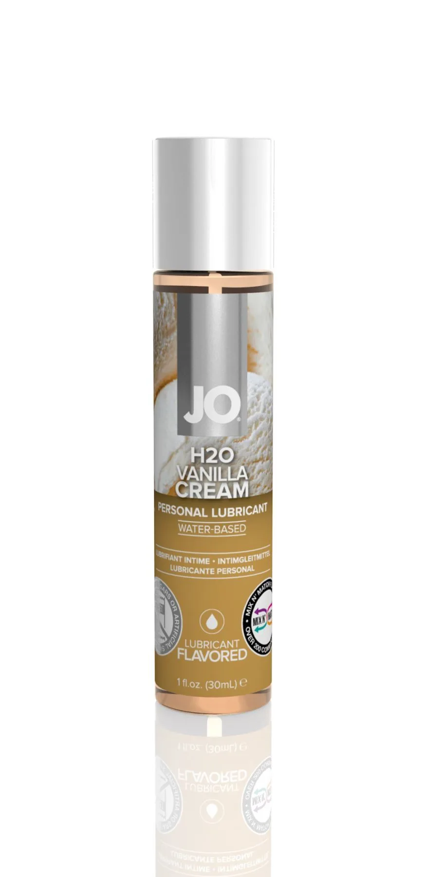 Змазка на водній основі System JO H2O - Vanilla Cream (30 мл) без цукру, рослинний гліцерин