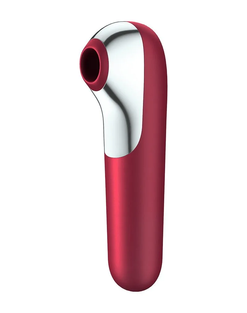 Смарт вібратор та вакуумний стимулятор 2-в-1 Satisfyer Dual Love Red