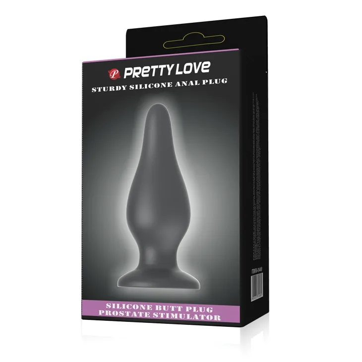 Анальний затор Pretty Love STURDY SILICONE ANAL PLAG BI-014460