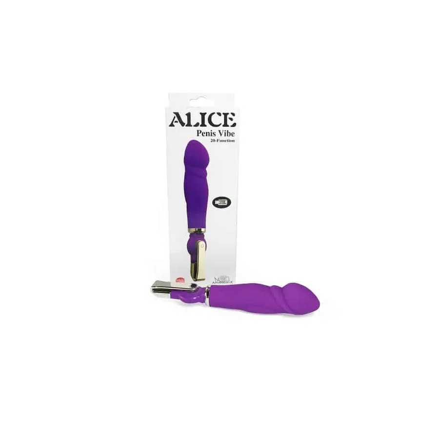 Вібратор Alice Penis Vibe фіолетовий 55202