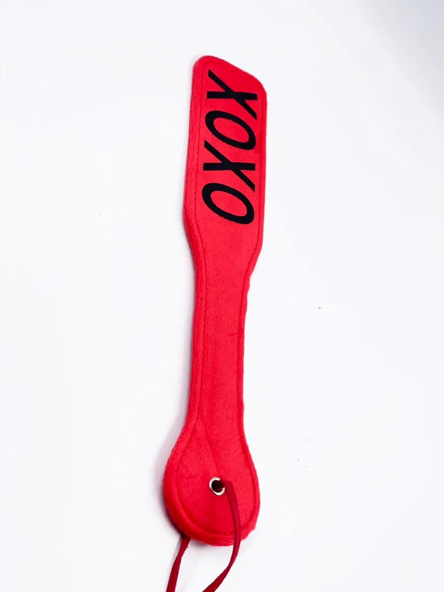 Шлепалка текстиль ХОХО червона SP-010