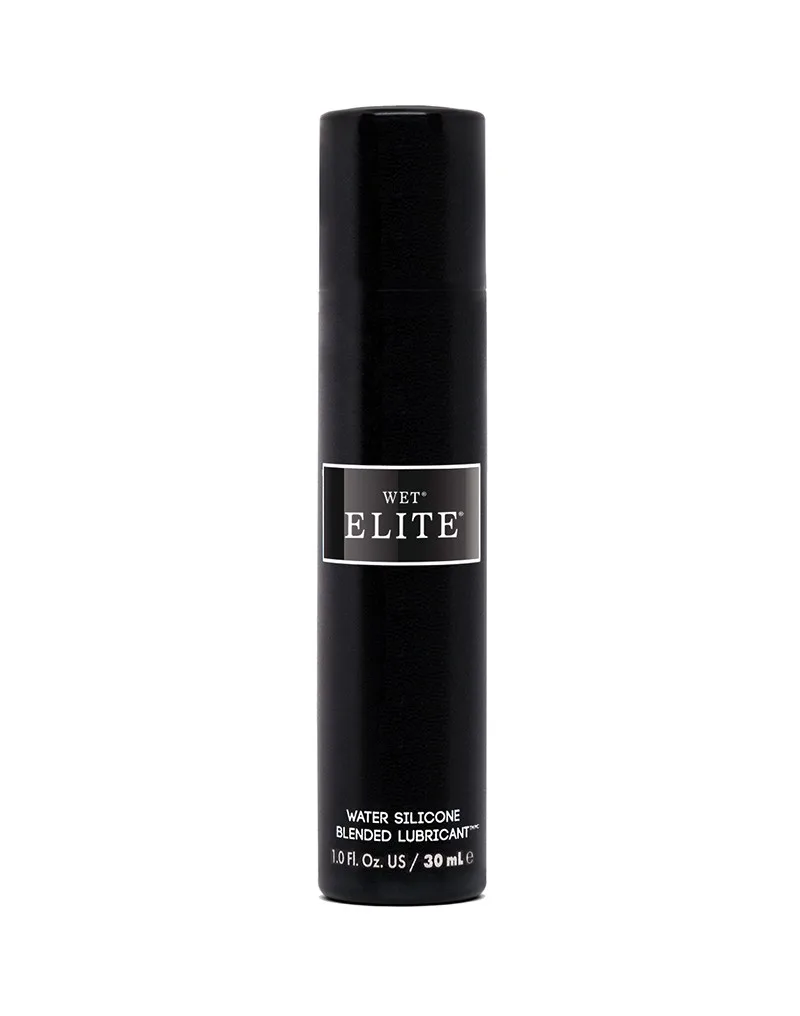 Лубрикант WET ELITE BLACK 30 ML( водно-силиконовая основа)