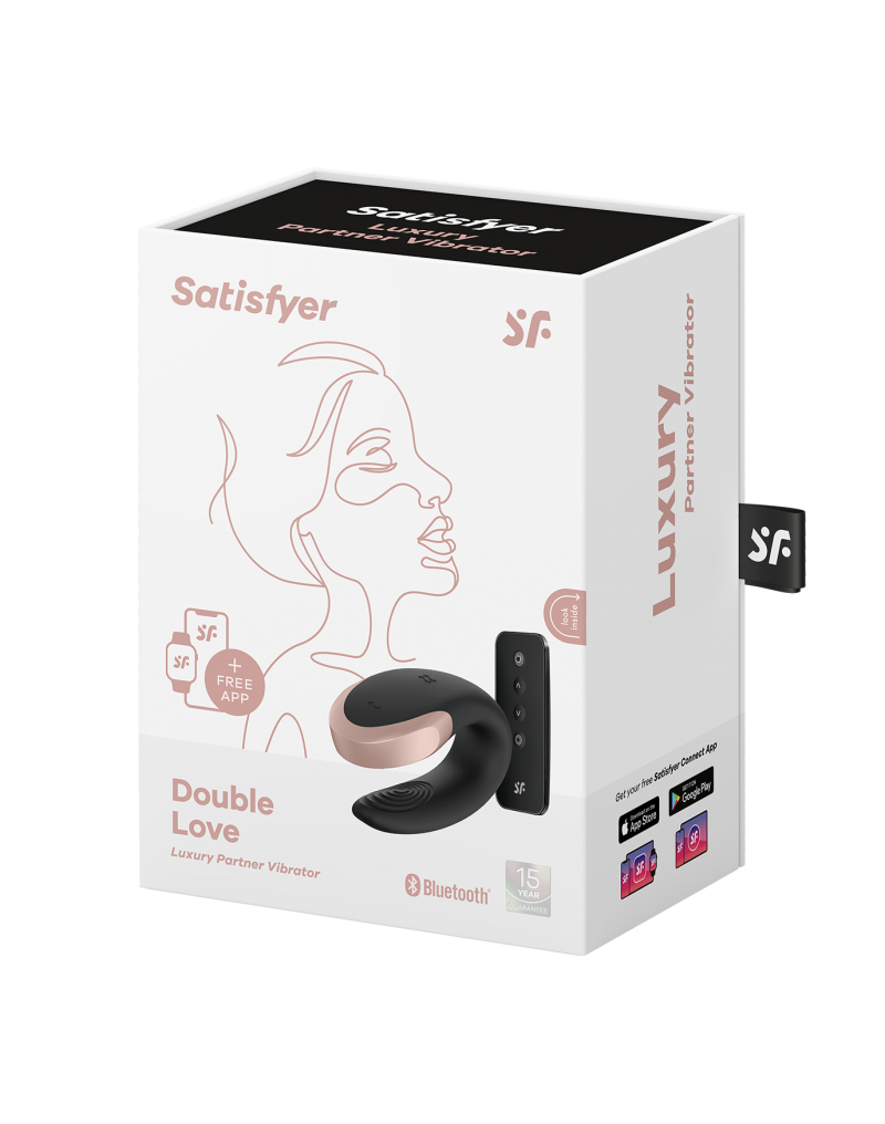 Смарт-вібратор для пар Satisfyer Double Love black