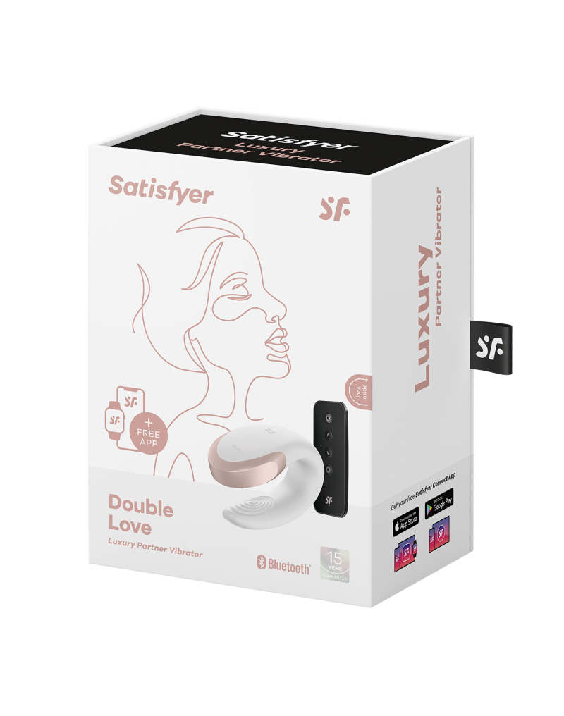 Смарт-вібратор для пар Satisfyer Double Love white