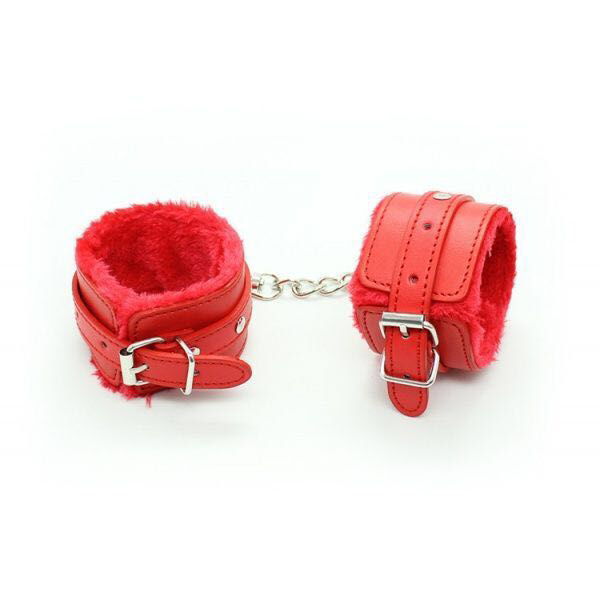 Оковы с мехом красн
