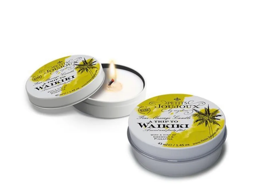 Масажна свічка Petits Joujoux — Waikiki Beach — Coconut & Pineapple (43 мл)