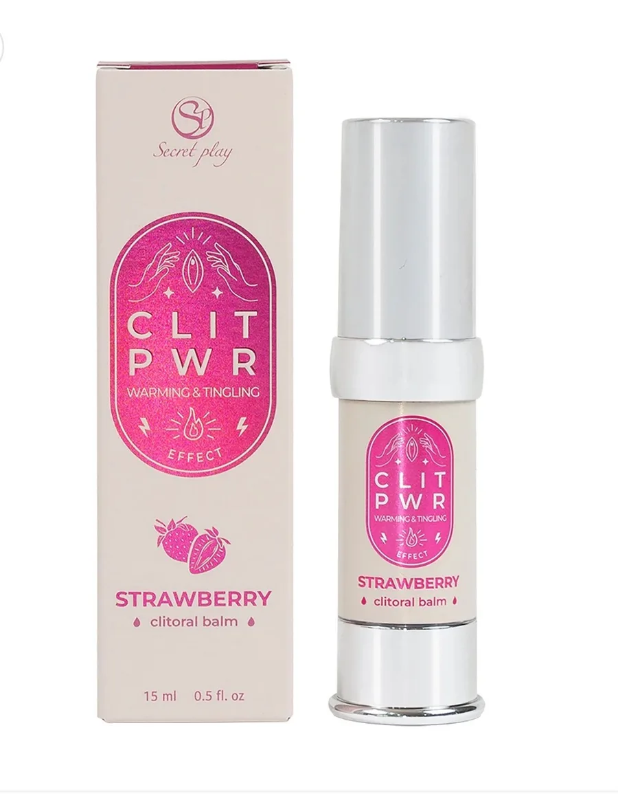 Збуджуючий Кліторальний гель Secret Play-Clit Pwr Clitoral Balm Strawberry