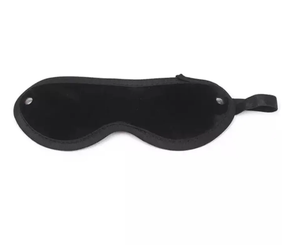 Маска на глаза мягкая YZ-001, YZ-006 (черная)