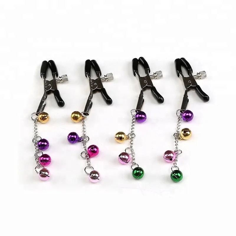 Зажимы на соски длинный колокольчик RJ-018