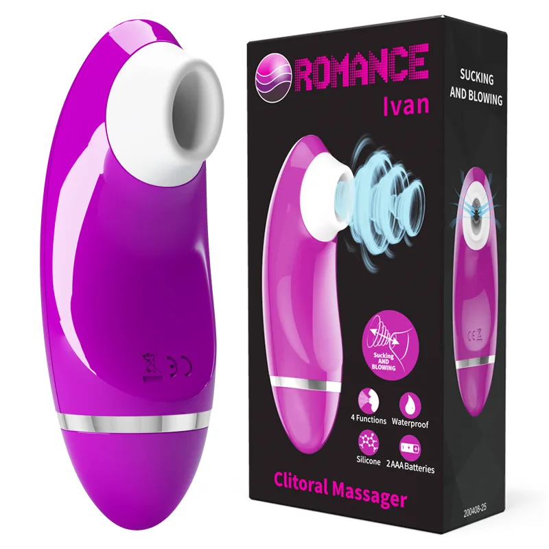 Вакуумний кліторальний стимулятор ROMANCE Clitoral Massager Ivan MC32