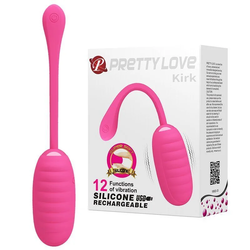 Виброяйцо серии Pretty Love Kirk BI-014654 -1(розовый)