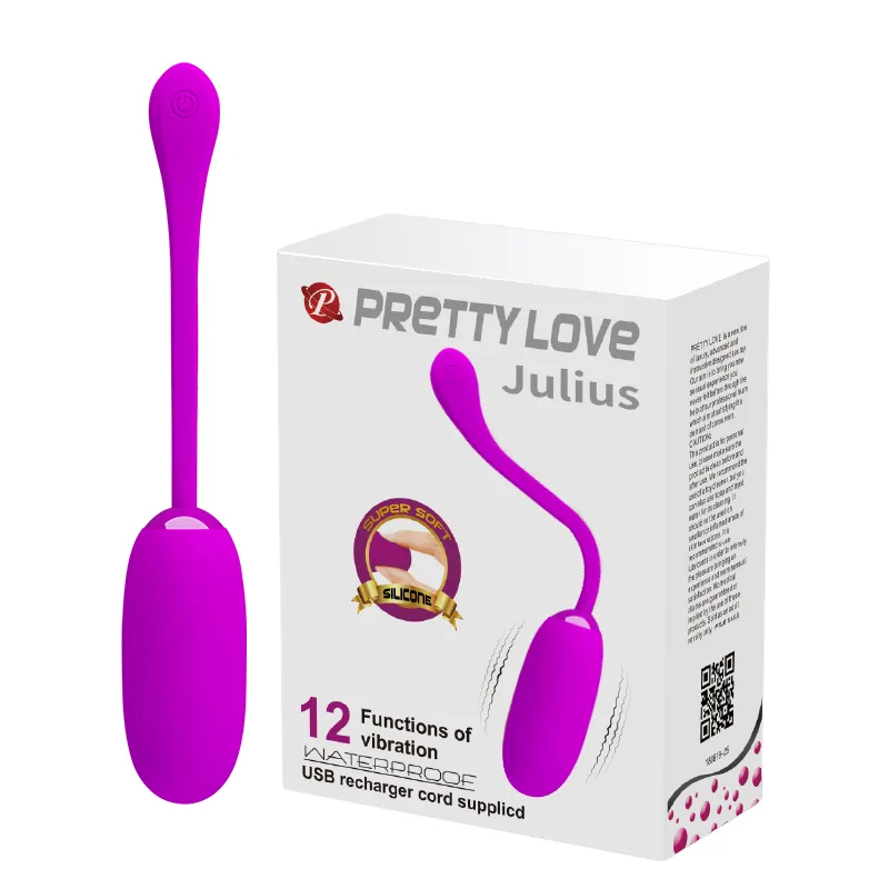 Перезаряжаемое виброяйцо Pretty Love Julius BI-014653-1 (фиолетовый)