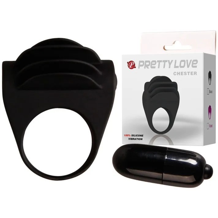 Ерекційне віброкільце Pretty Love Chester BI-210137