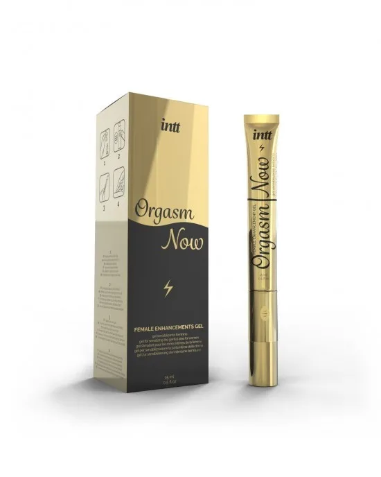 Збудливий гель з вібратором Intt Orgasm Now (15 мл)
