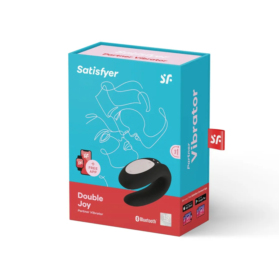 Парний вібратор Satisfyer Double Joy (чорний)