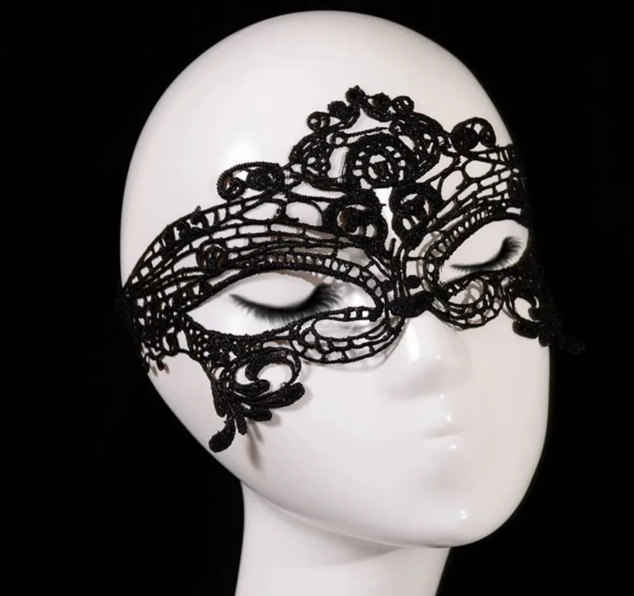 Маска на глаза кружевная YZ- 037