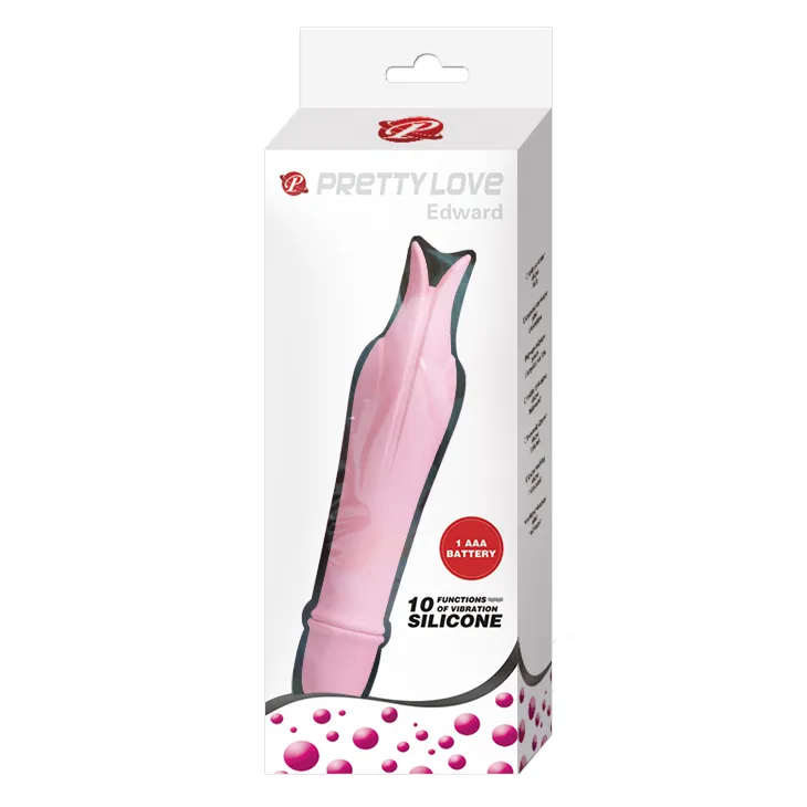 Вібромасажер серії Pretty Love Edward BI-014502-1 світло-рожевий