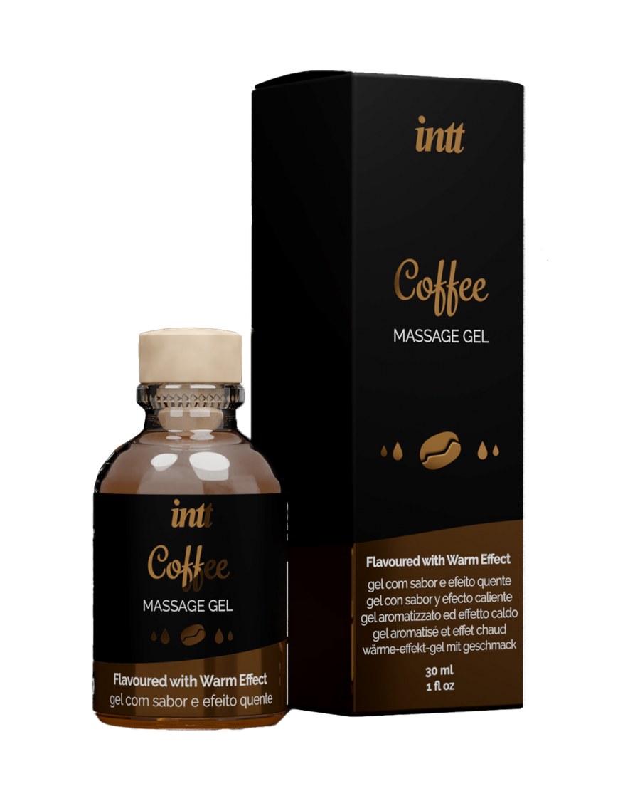 Массажный гель для интимных зон Intt Coffee (30 мл) разогревающий